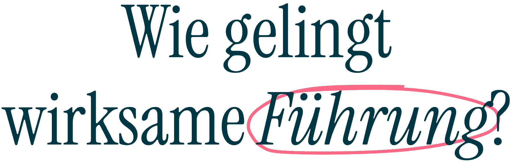 Wie gelingt wirksame Führung?